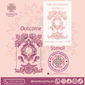 old soul script stencil  id#247.