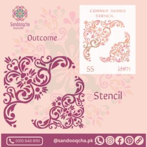 corner  stencil  id#71.