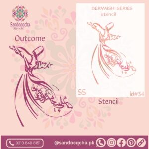 dervaish stencil  id#34 .